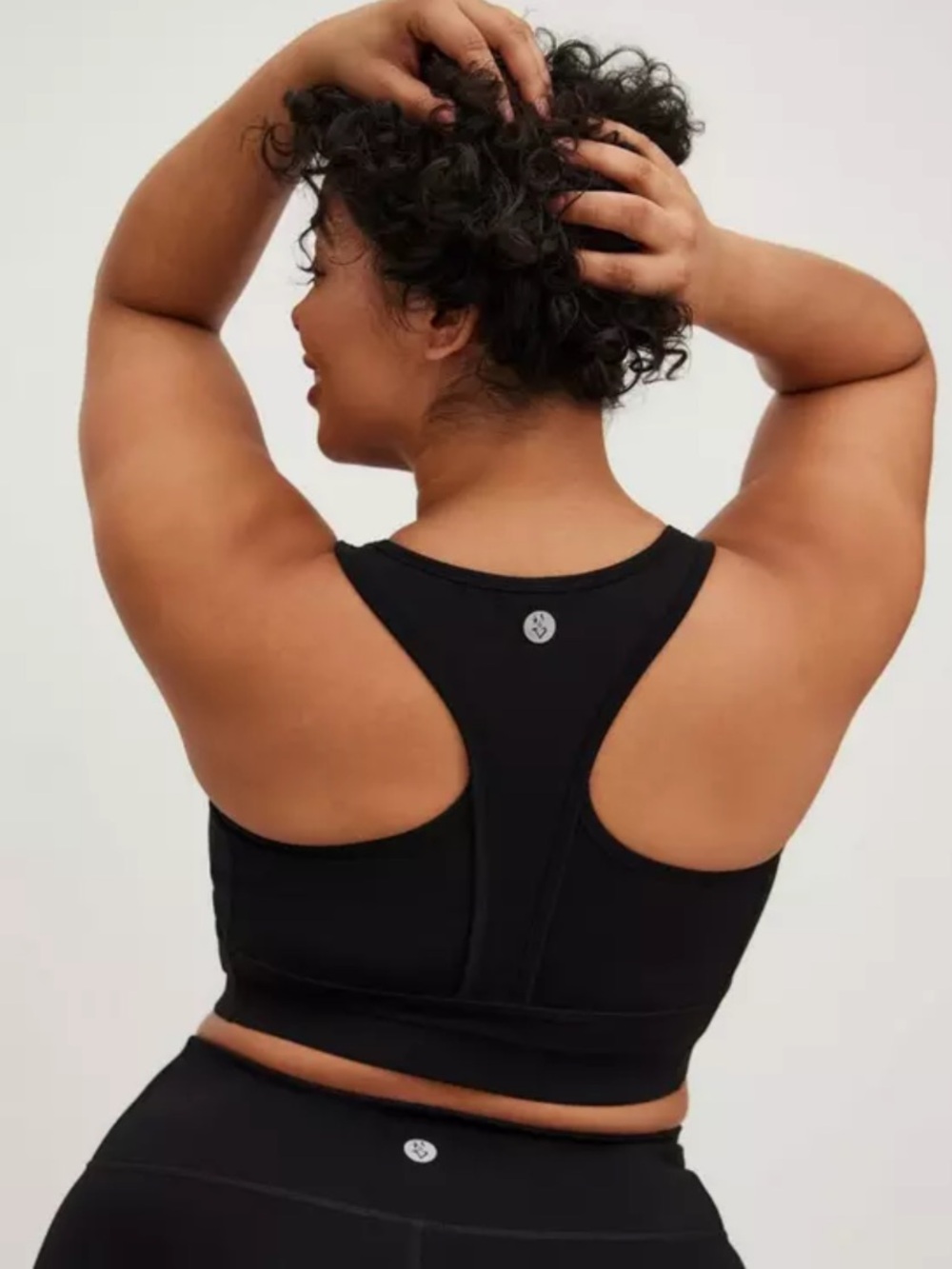 NWT Torrid Black Low-Impact Wireless Longline Active Sports Bra Size 0X